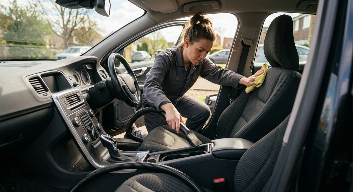 Cómo limpiar el coche por dentro: tapicería, plásticos y cristales sin estropear nada